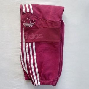 Adidas pink sweatpants